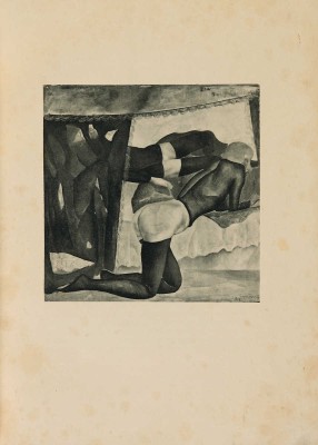 [Библиофильское издание] Григорьев Б.Д. Intimite / Текст В. Дмитриева, В. Воинова. Пб.: Издание В.М. Ясного, 1918.